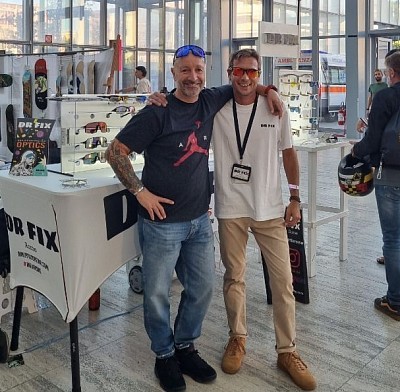 Geppo da Dr Fix all'Ethernal City Motorcycle Show